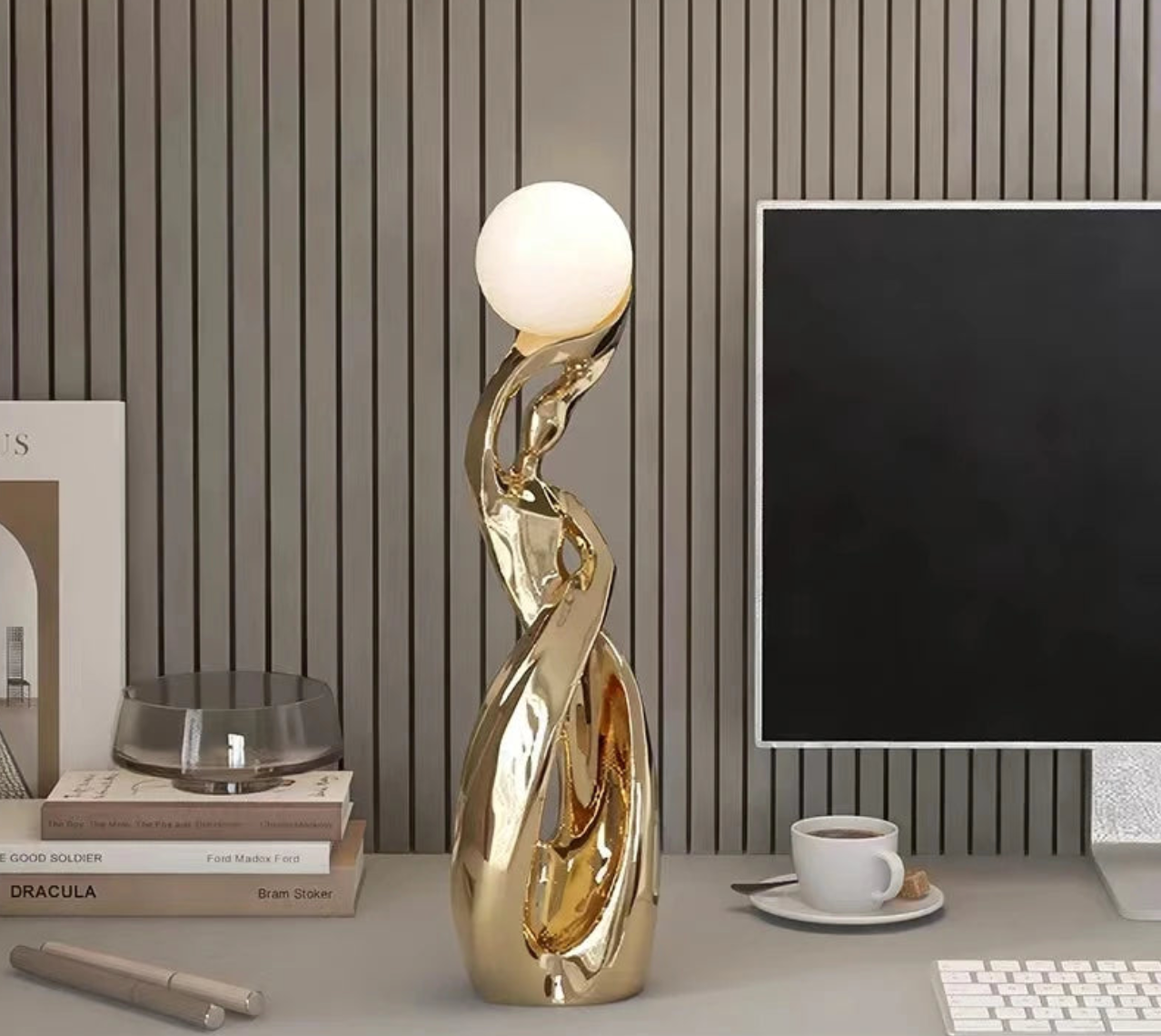 Abstract Moon Sculpture