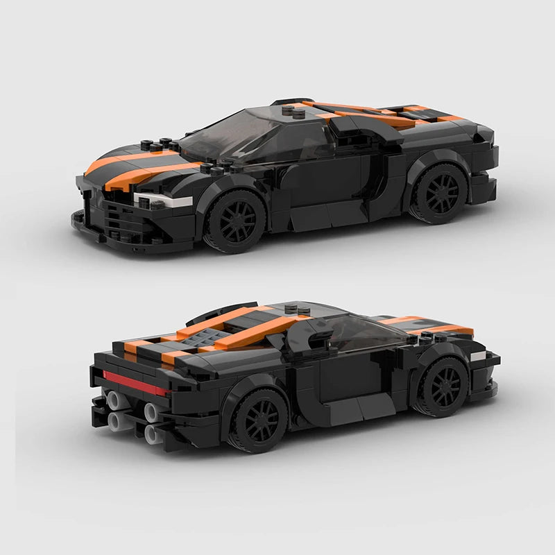 MOC Speed City Car Champion Racer Classic Supercar Building Blocks Brick Racing Super Creative Garage DIY Set Vehicle Kids Toys