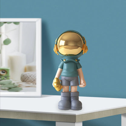 Modern Home Astronaut Figurine Sculpture Statue Astronaut Figurines Kids Spaceman Living Room Large Art Craft Nordic Style Decor