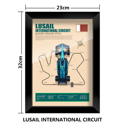 Bburago 1:43 F1 Aston Martin 2024 Aramco Team Fernando Alonso Car Model Monaco Canada Netherlands GP Circuits Track Posters