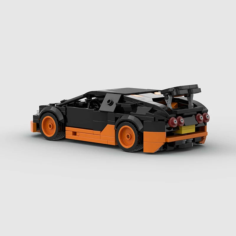 Features Roadster Racing Car Models Compatible MOC Small Particles Puzzle Kids Toys DIY Building Block Gifts