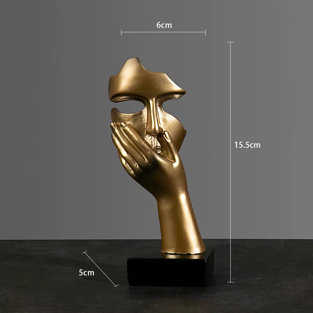 Abstract the Thinker Statues Sculptures Yoga Figurine Desk Ornaments Nordic Living Room Home Decor Decoration Maison Accessories