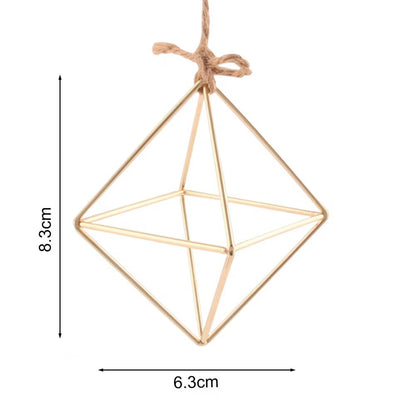 Modern Macrame Plant Hanger Flower Hanger Wall Decoration Countyard Garden Indoor Air Plant Stand Decorative Air Plant Holder