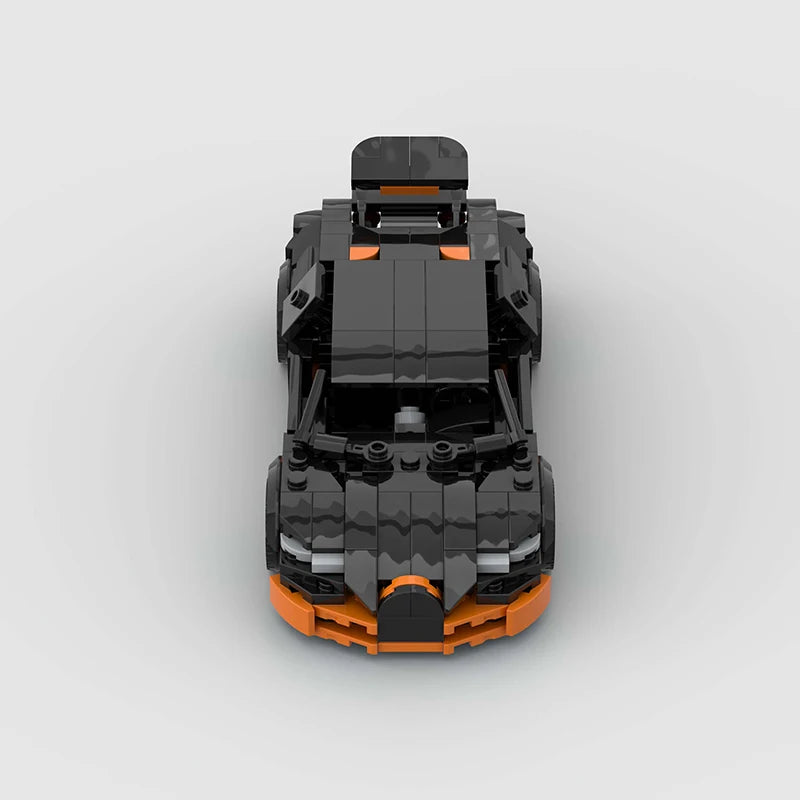 Features Roadster Racing Car Models Compatible MOC Small Particles Puzzle Kids Toys DIY Building Block Gifts