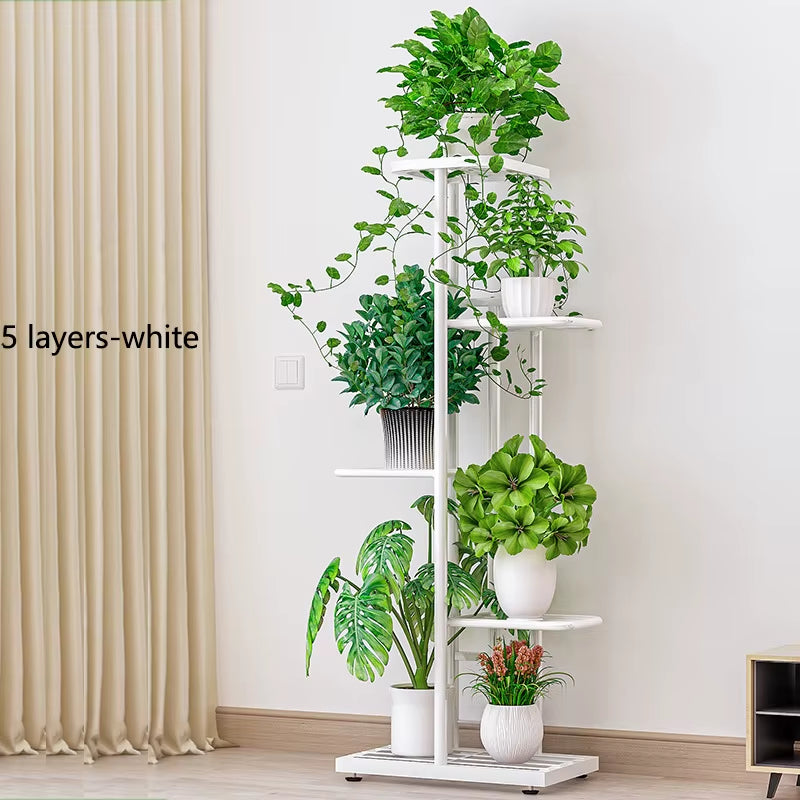 Plant Stand Stand for Flowers Iron 6/7/8Layers Plant Shelf Plant Organizer Storage Plant Holder Display Stand Garden Decoration