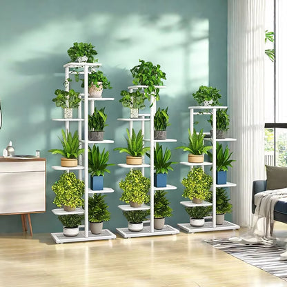 Plant Stand Stand for Flowers Iron 6/7/8Layers Plant Shelf Plant Organizer Storage Plant Holder Display Stand Garden Decoration