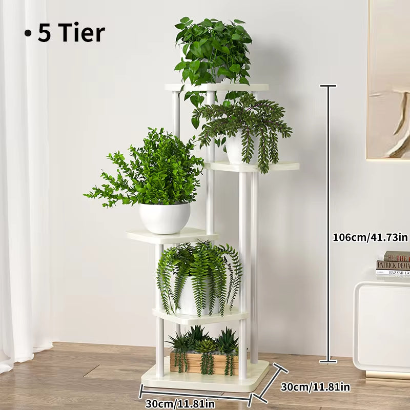 Plant Stand Stand for Flowers Iron 6/7/8Layers Plant Shelf Plant Organizer Storage Plant Holder Display Stand Garden Decoration