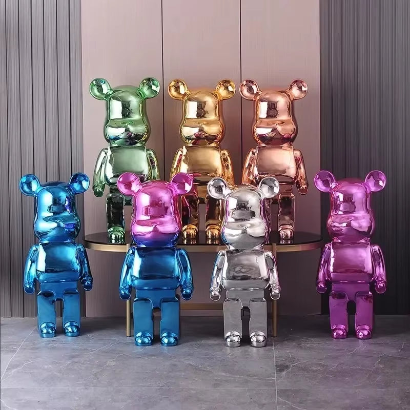 28Cm Aesthetic Bear Figure Ceramics Violent Bear Statues Figurine Sculptures Decor Luxury Living Room Decoration Home Ornament