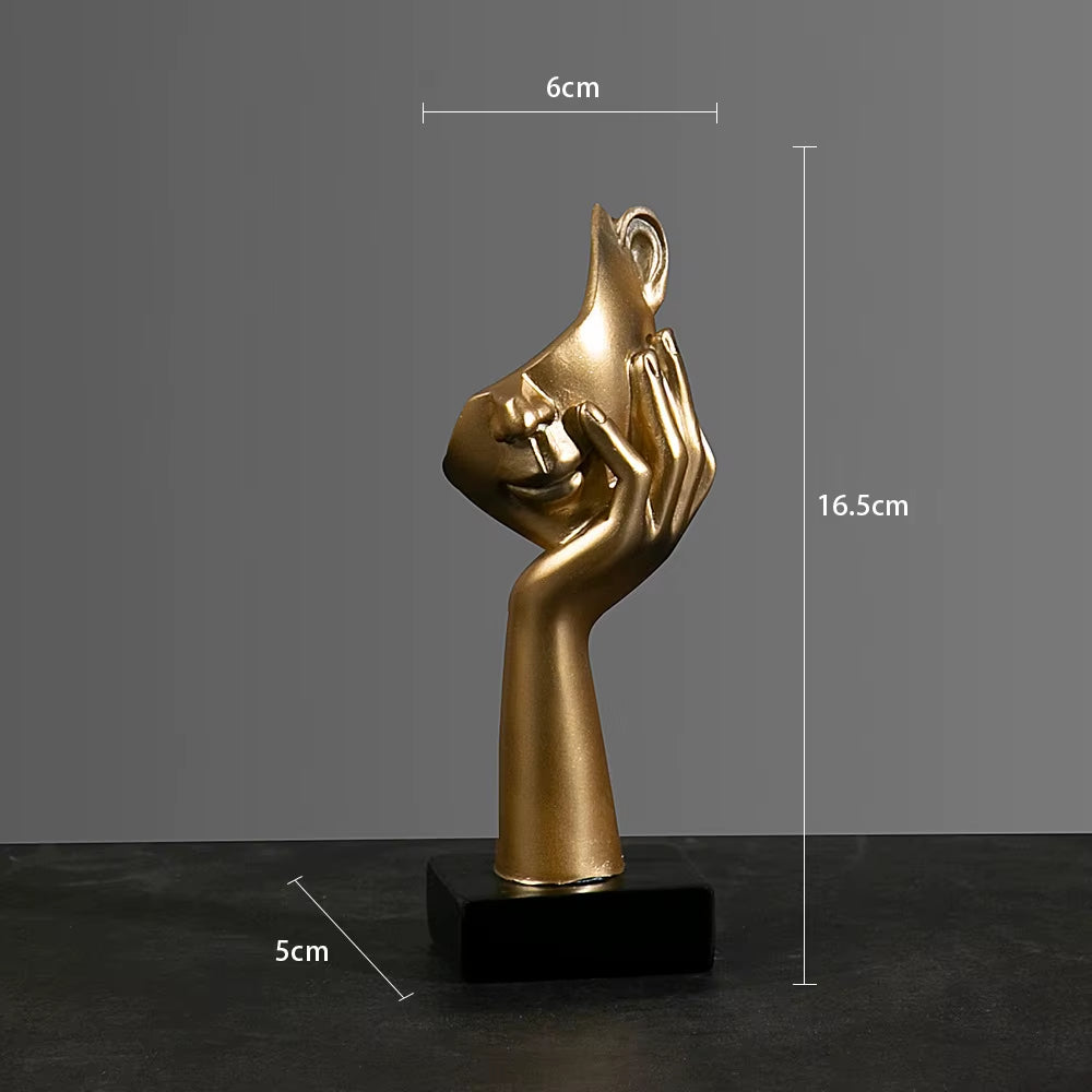 Abstract the Thinker Statues Sculptures Yoga Figurine Desk Ornaments Nordic Living Room Home Decor Decoration Maison Accessories