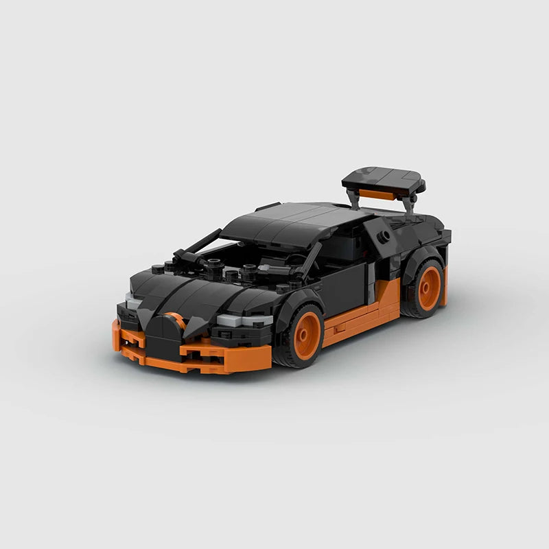 Features Roadster Racing Car Models Compatible MOC Small Particles Puzzle Kids Toys DIY Building Block Gifts