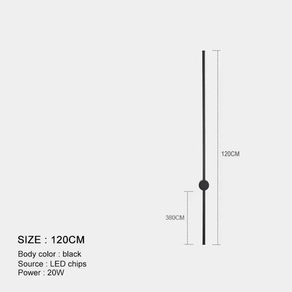 Modern LED Longer Wall Lamp Living Room Bedroom Bedside Home Decor Bathroom Lamp Stair Minimalist Design Light Fixture Luminaria