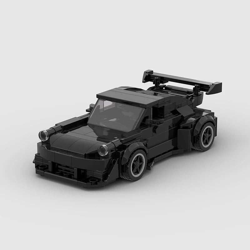 Features Roadster Racing Car Models Compatible MOC Small Particles Puzzle Kids Toys DIY Building Block Gifts