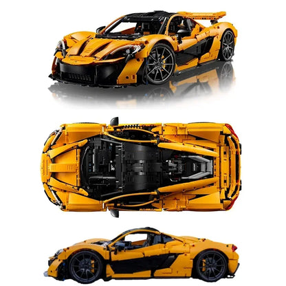MOC Bricks Super Speed Technicial 1:8 Scale Sport Car Model Building Blocks Toy for Adult Boys Kids Birthday Christmas Gifts