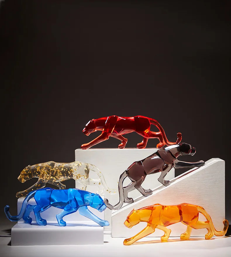 Lux Panthera - Crystal Panther Sculptures