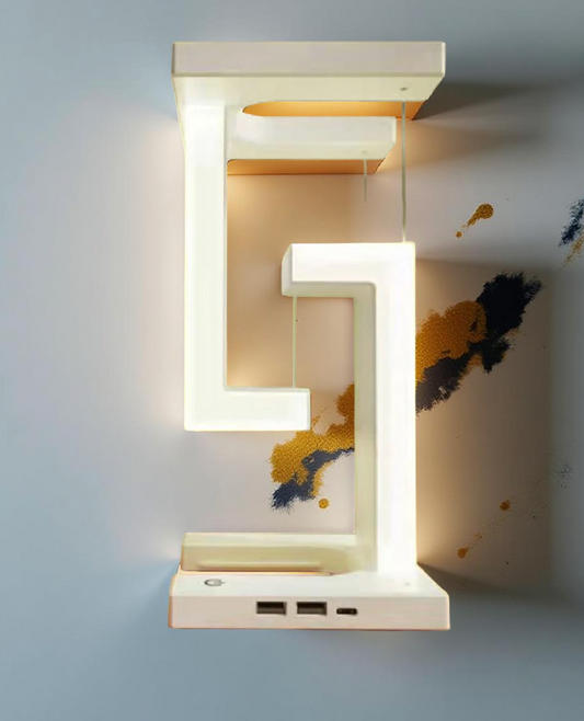 The Luxe Lamp - Anti Gravity Wireless Charging Table Lamp