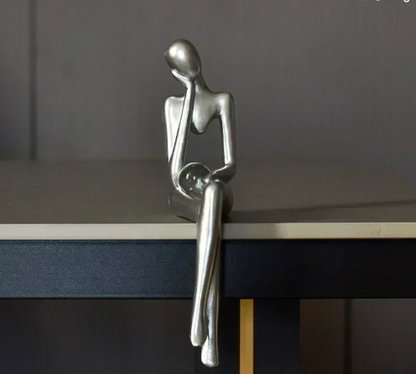 Silent Thoughts - Abstract Sculptures with Crystal Orb