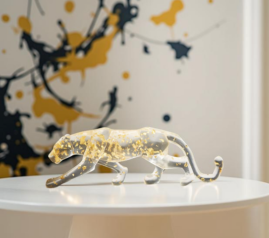 Lux Panthera - Crystal Panther Sculptures