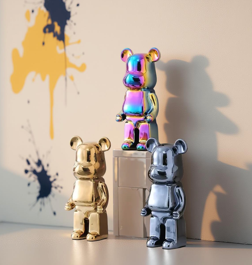 Luxint Metallic Bearbrick