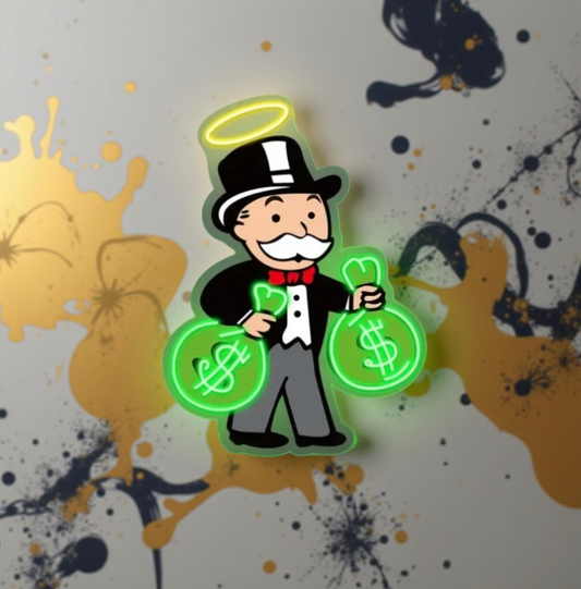 Alec Monopoly Cash - LED Neon Sign