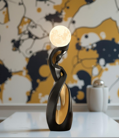 Abstract Moon Sculpture