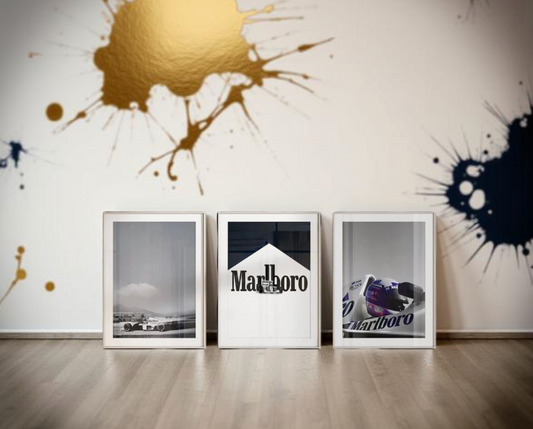 Red Line Legends - Vintage F1 Marlboro Wall Art
