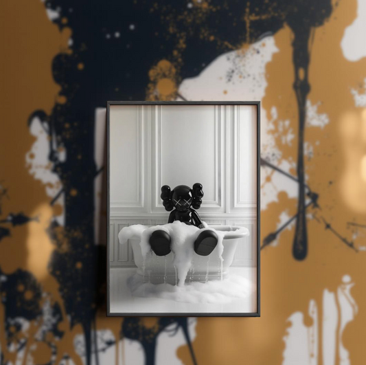 KAWS & Bubbles - Wall Decoration