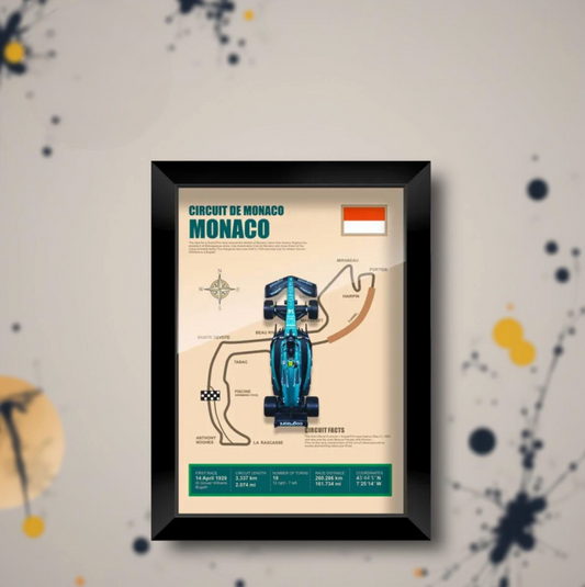 3D Wall Art - Grand Prix Track