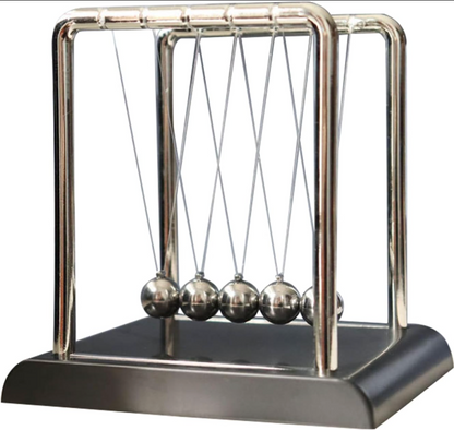 Home Decor Newton'S Cradle Metal Pendulum Educational Physics Toy Kinetic Energy Office Stress Reliever Ornament