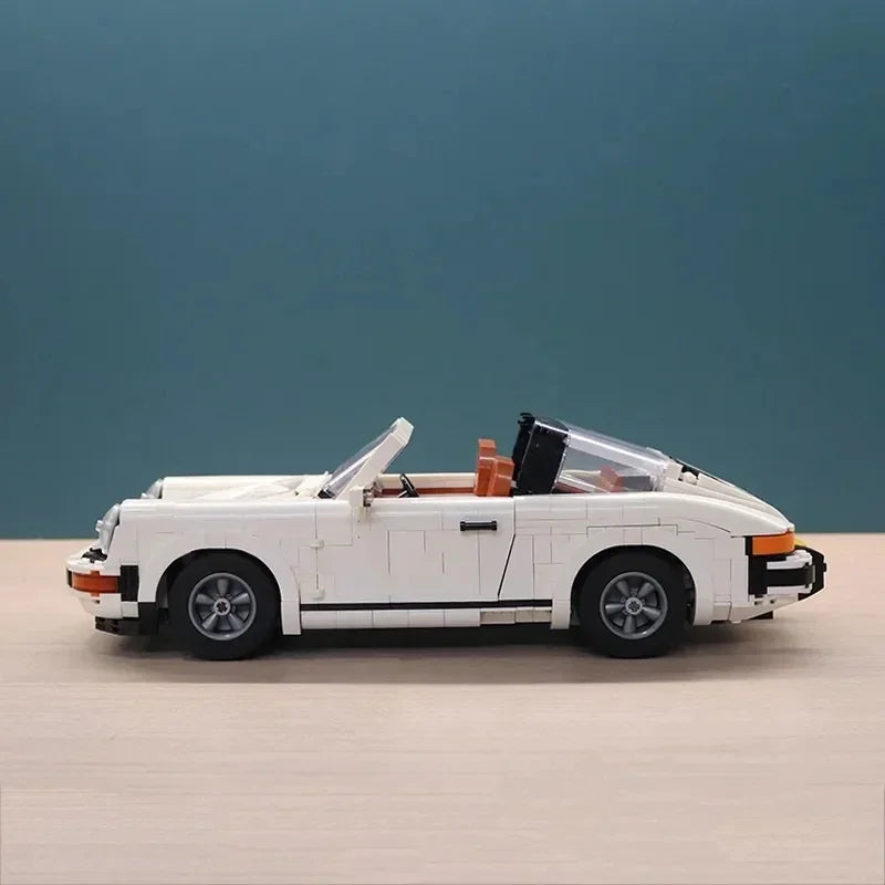 Technical Retro Car Model Bricks 1458Pcs Building Blocks Set 2In1 Race Classic Model Kit for Adults and Teens Toys Birthday Gift