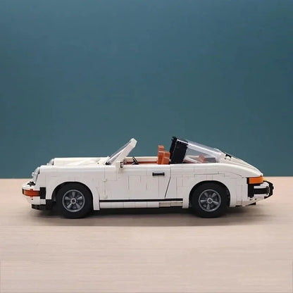 Technical Retro Car Model Bricks 1458Pcs Building Blocks Set 2In1 Race Classic Model Kit for Adults and Teens Toys Birthday Gift