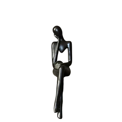 Silent Thoughts - Abstract Sculptures with Crystal Orb
