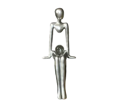 Silent Thoughts - Abstract Sculptures with Crystal Orb