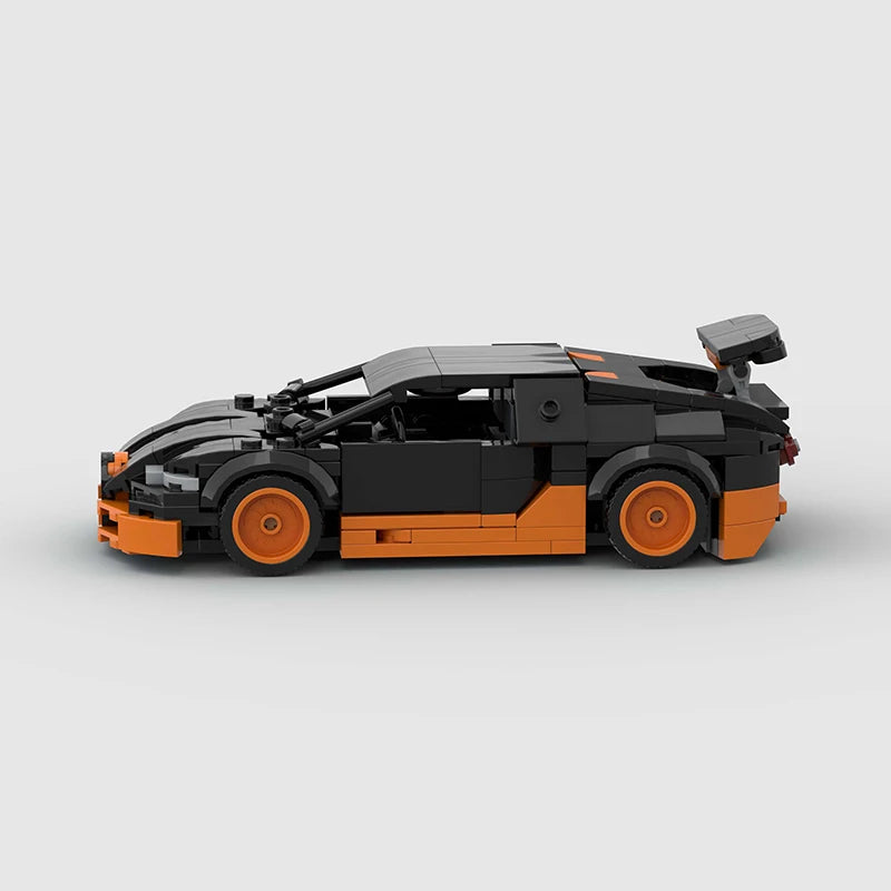 Features Roadster Racing Car Models Compatible MOC Small Particles Puzzle Kids Toys DIY Building Block Gifts
