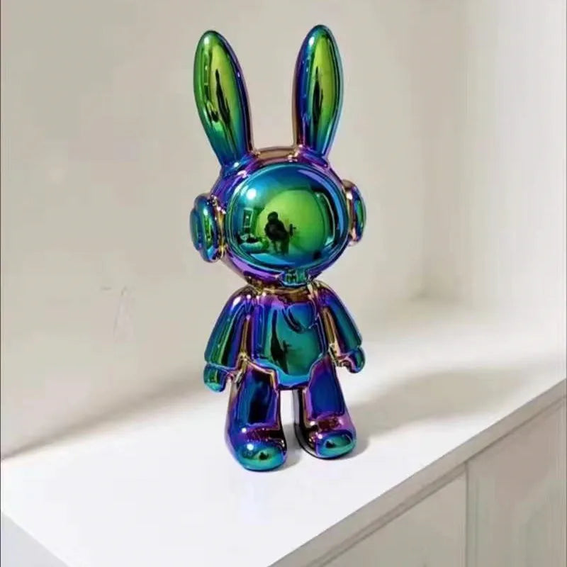 Nordic Creative Space Rabbit Office Desk Figurines, Cartoon Home Decoration, Home Accessories, Arts and Crafts Supplies