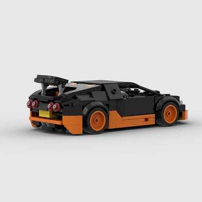 Features Roadster Racing Car Models Compatible MOC Small Particles Puzzle Kids Toys DIY Building Block Gifts