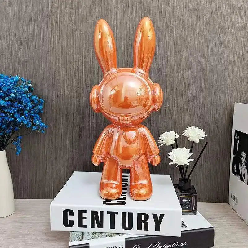 Nordic Creative Space Rabbit Office Desk Figurines, Cartoon Home Decoration, Home Accessories, Arts and Crafts Supplies