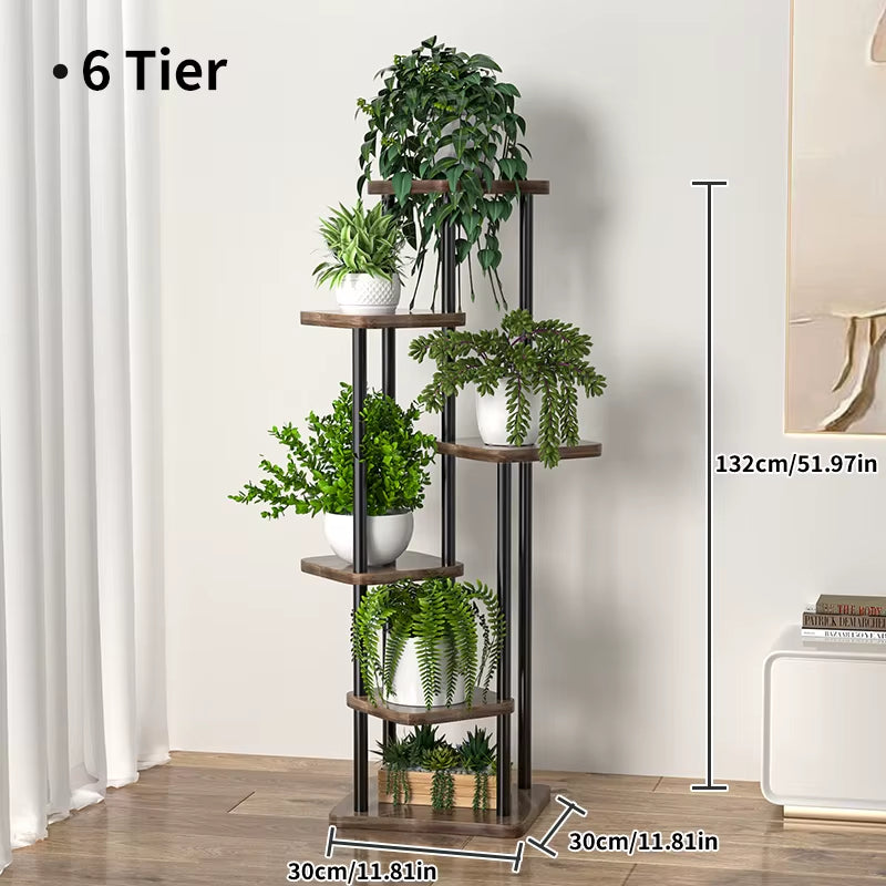 Plant Stand Stand for Flowers Iron 6/7/8Layers Plant Shelf Plant Organizer Storage Plant Holder Display Stand Garden Decoration