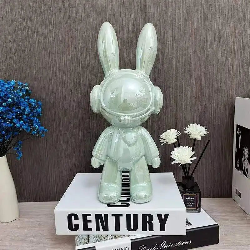 Nordic Creative Space Rabbit Office Desk Figurines, Cartoon Home Decoration, Home Accessories, Arts and Crafts Supplies