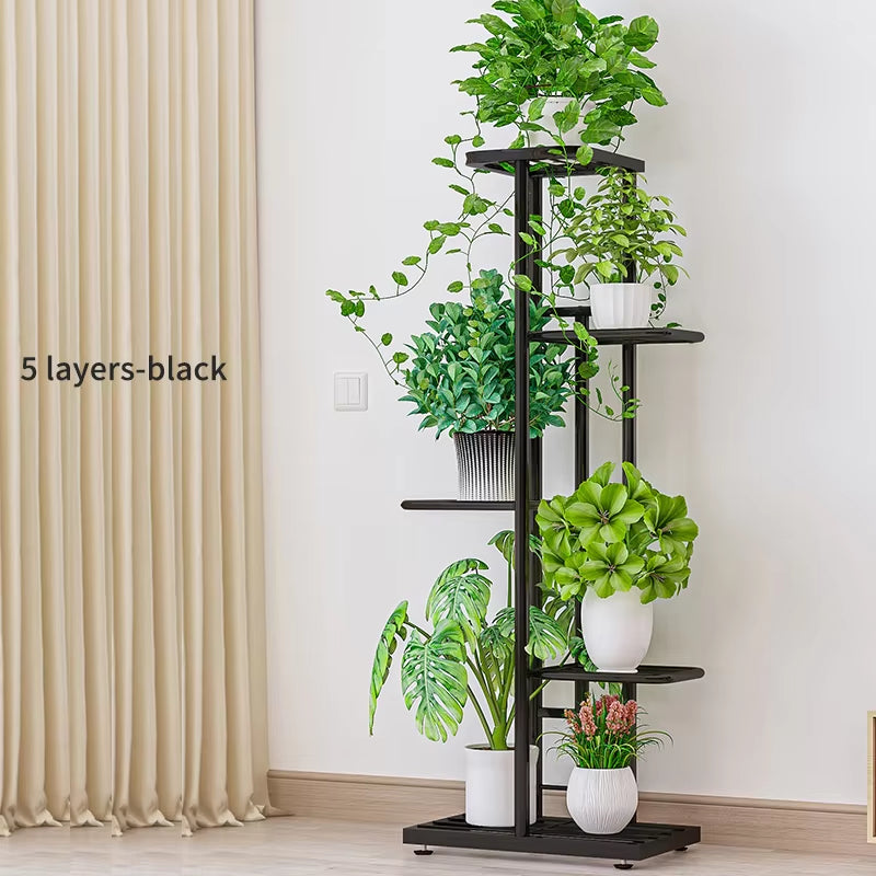 Plant Stand Stand for Flowers Iron 6/7/8Layers Plant Shelf Plant Organizer Storage Plant Holder Display Stand Garden Decoration