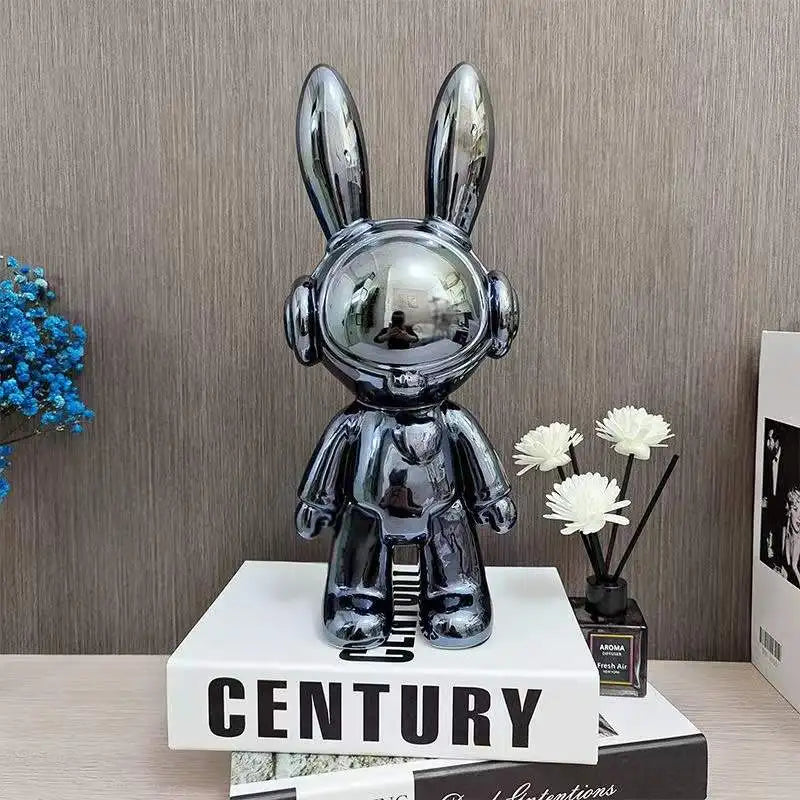 Nordic Creative Space Rabbit Office Desk Figurines, Cartoon Home Decoration, Home Accessories, Arts and Crafts Supplies