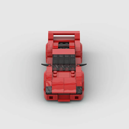 MOC F40 City Speed Champion Sports Car Building Blocks Famous Supercar Creative Garage Technique Vehicle Educational Toys Kids