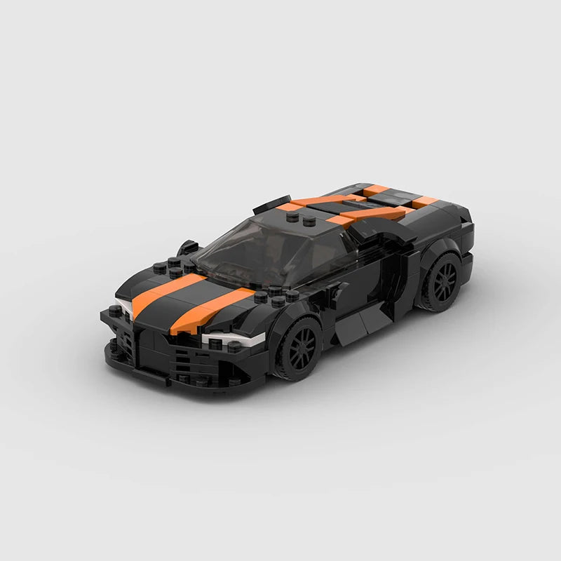 MOC Speed City Car Champion Racer Classic Supercar Building Blocks Brick Racing Super Creative Garage DIY Set Vehicle Kids Toys