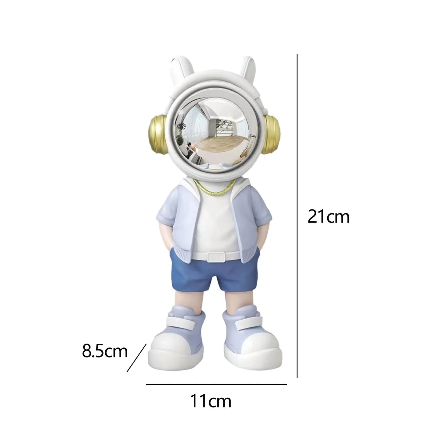 Modern Home Astronaut Figurine Sculpture Statue Astronaut Figurines Kids Spaceman Living Room Large Art Craft Nordic Style Decor