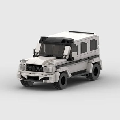 City Car MOC Benz G63 Vehicle Speed Champion Racer Building Blocks Brick Racing Super Technique Car Creative Garage DIY Set