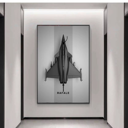 Minimalist Aircraft Design Wall Art Posters and Prints Fighter Modern Art Canvas Paintings on the Wall Art Pictures Room Decor